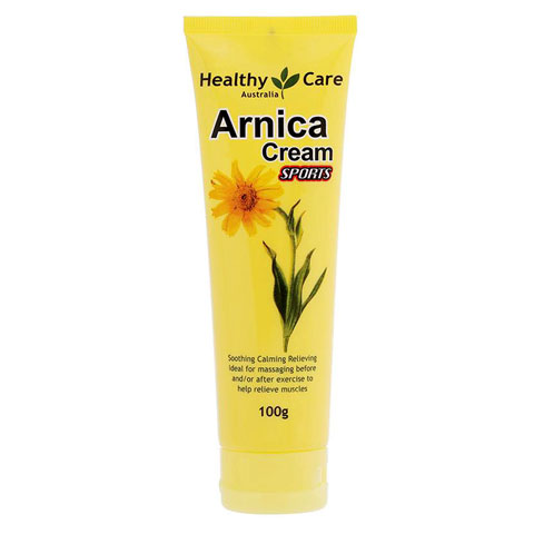 Arnica cream effectively reduces pain and bruising