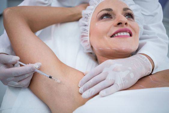 botox injection under arms