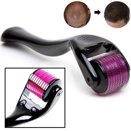 derma roller on hairline