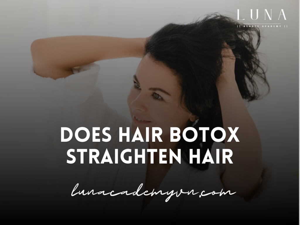 Does hair botox straighten hair