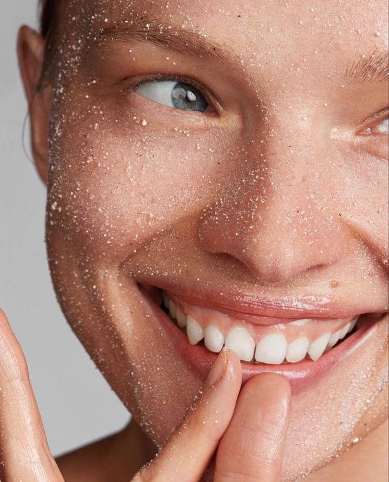 Exfoliation prevents clogged pores