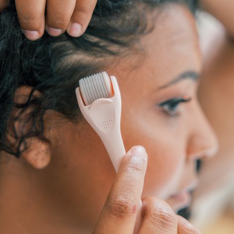 How to Use a Derma Stamp for Hair 