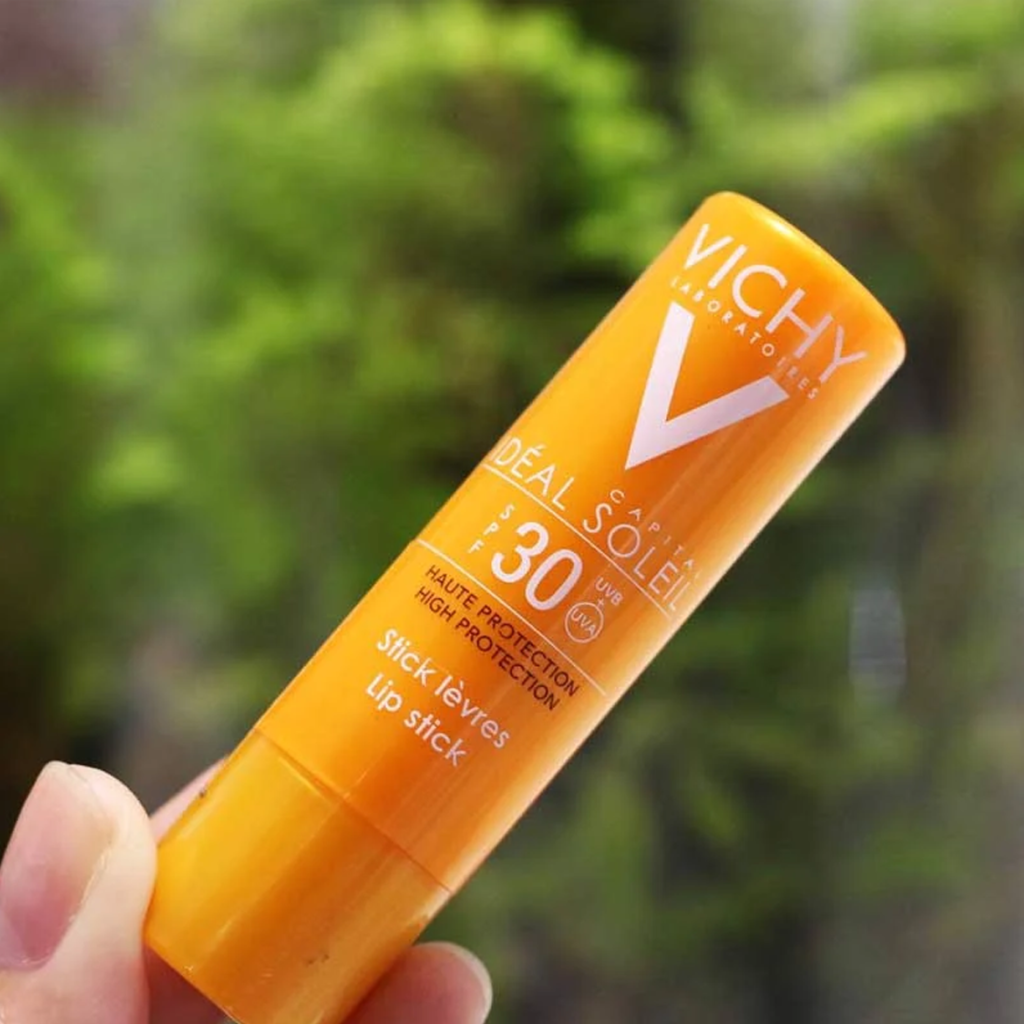 Lip balm with SPF protects lips from UV rays