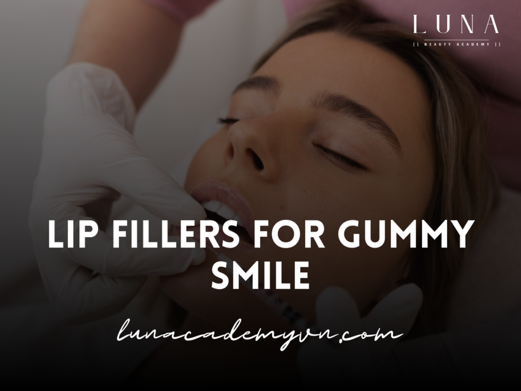 Lip fillers for gummy smile