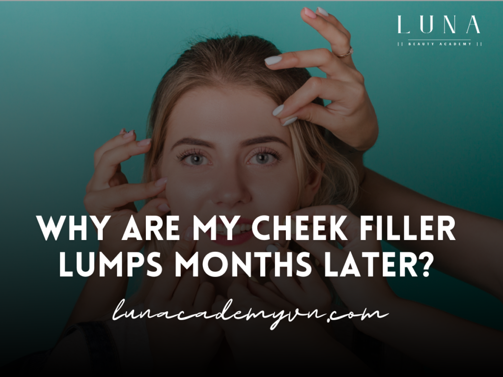 Why are my cheek filler lumps months later?