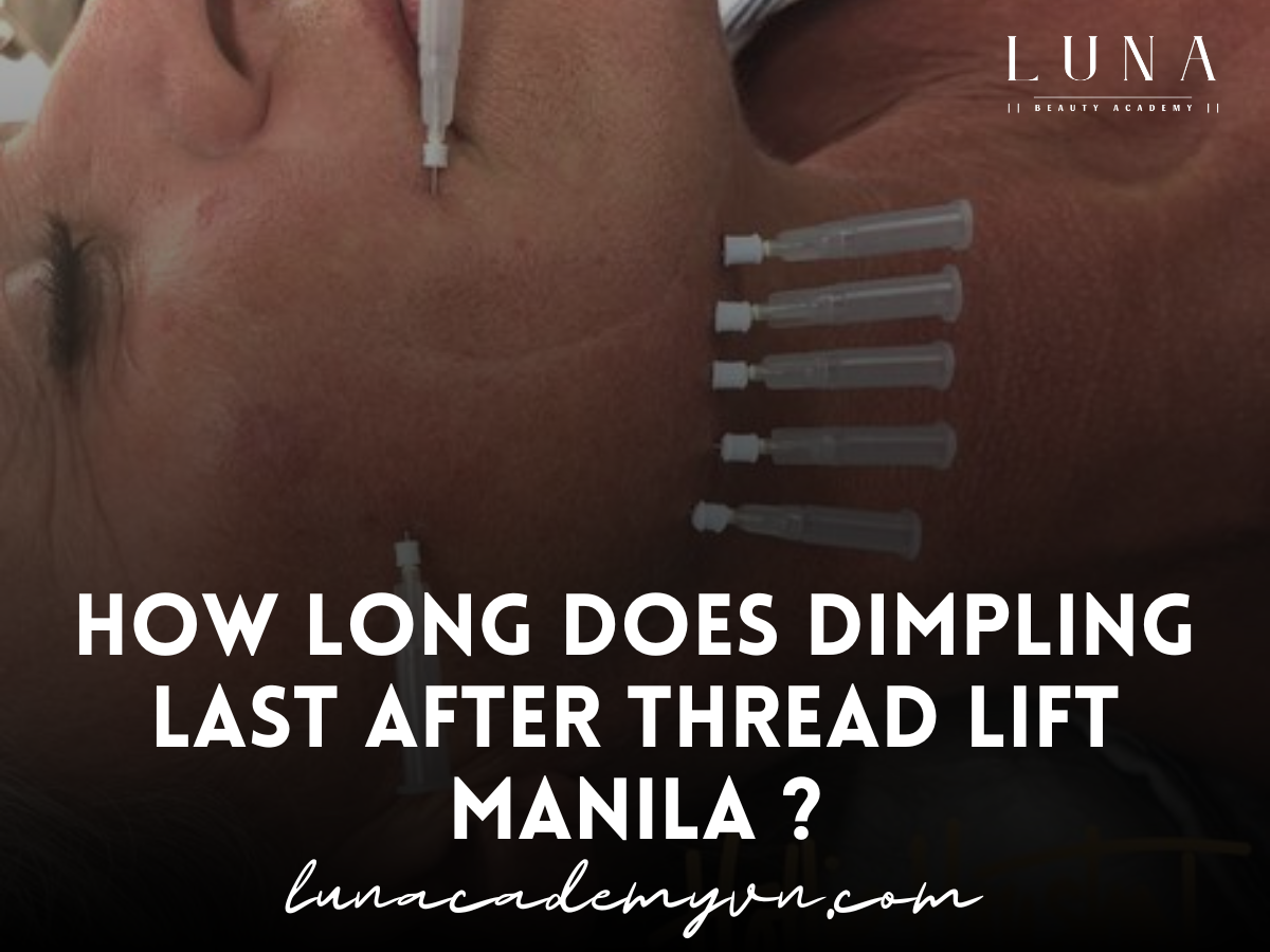 how long does dimpling last after thread lift manila