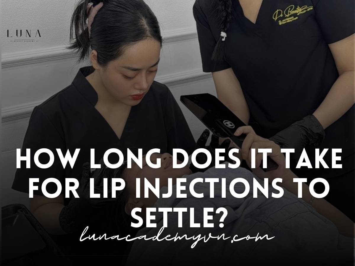 how long does it take for lip injections to settle