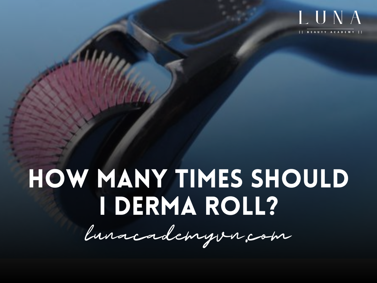 how many times should i derma roll