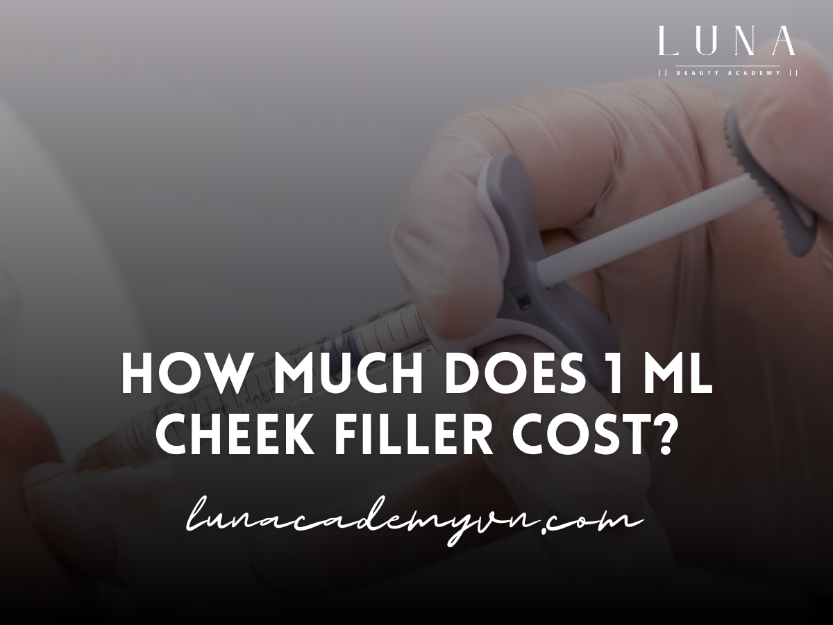 How much does 1 ml cheek filler cost?