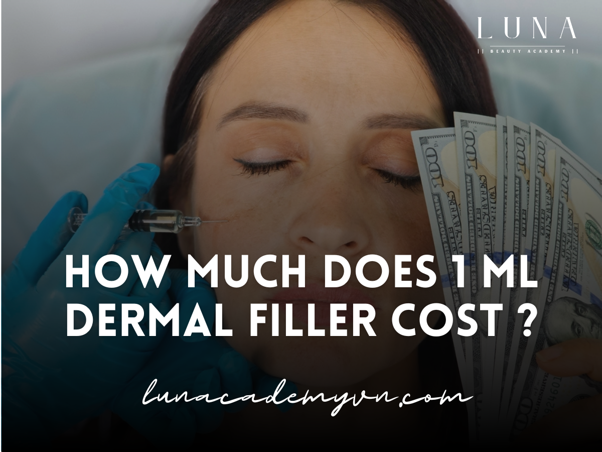 How much does 1 ml dermal filler cost ?