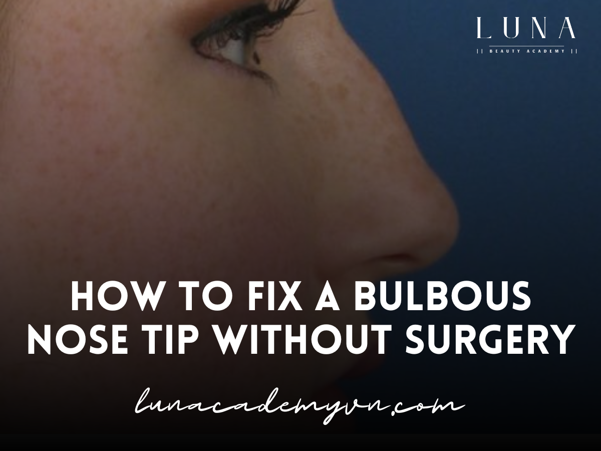 how to fix a bulbous nose tip without surgery