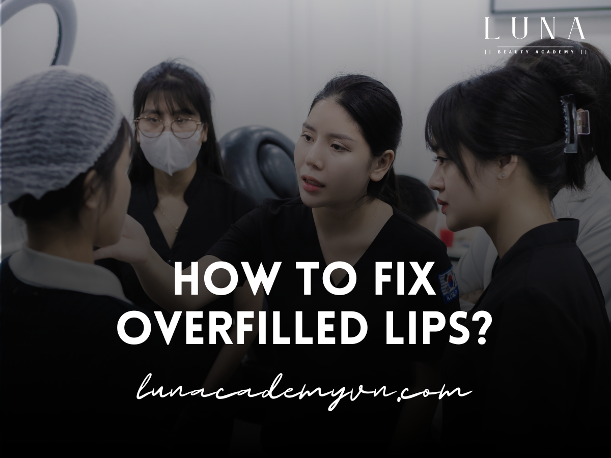 How to fix overfilled lips?