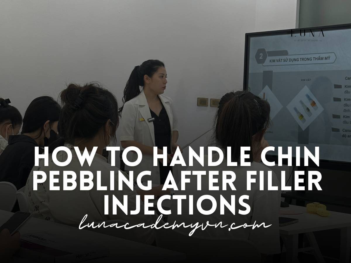 How to Handle Chin Pebbling After Filler Injections