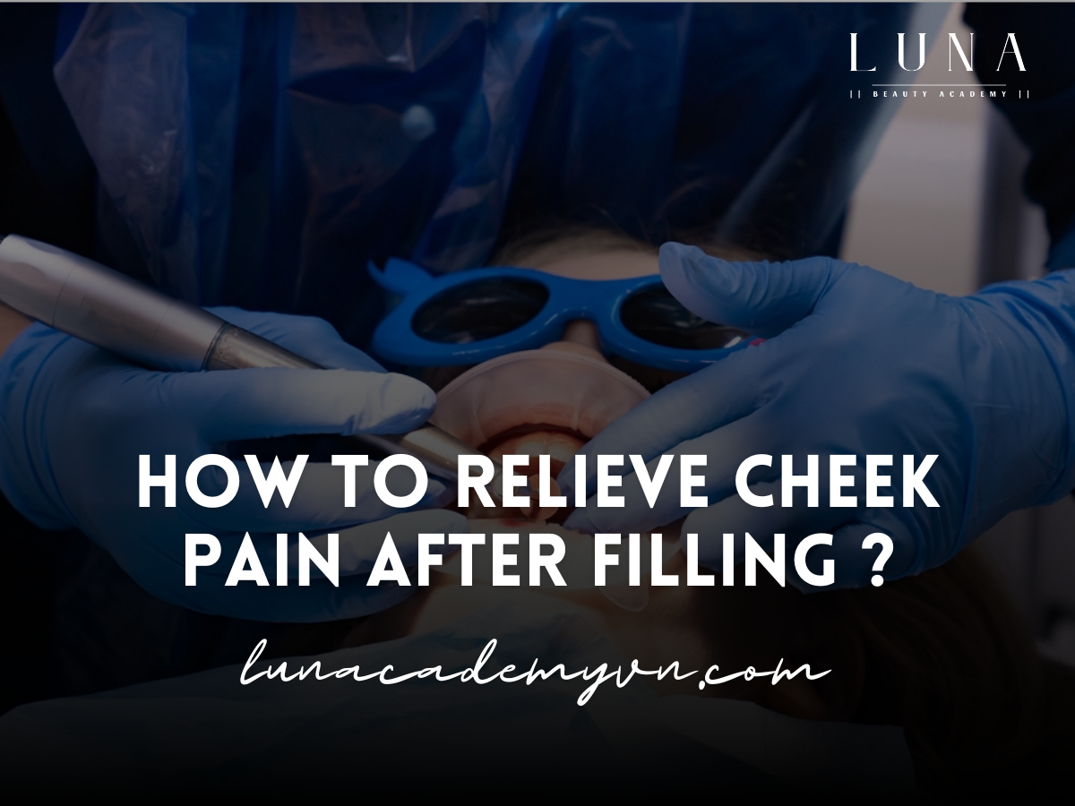 How to relieve cheek pain after filling ?