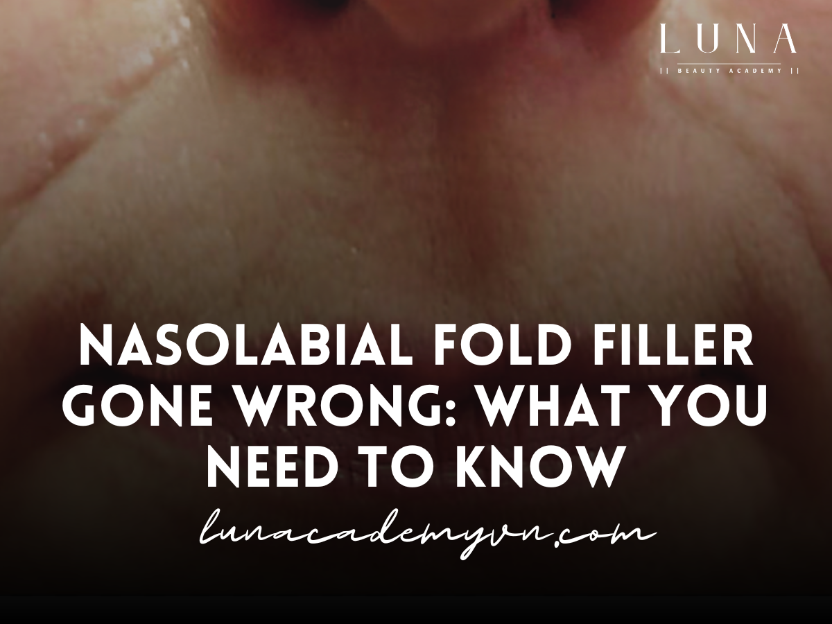 nasolabial fold filler gone wrong