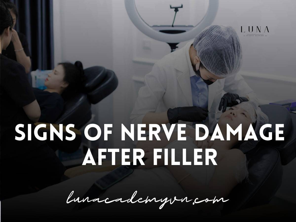 signs of nerve damage after filler