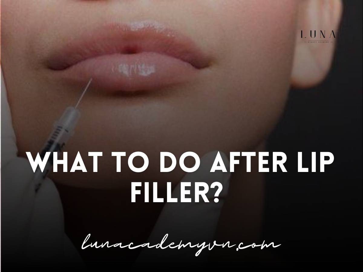 what to do after lip filler